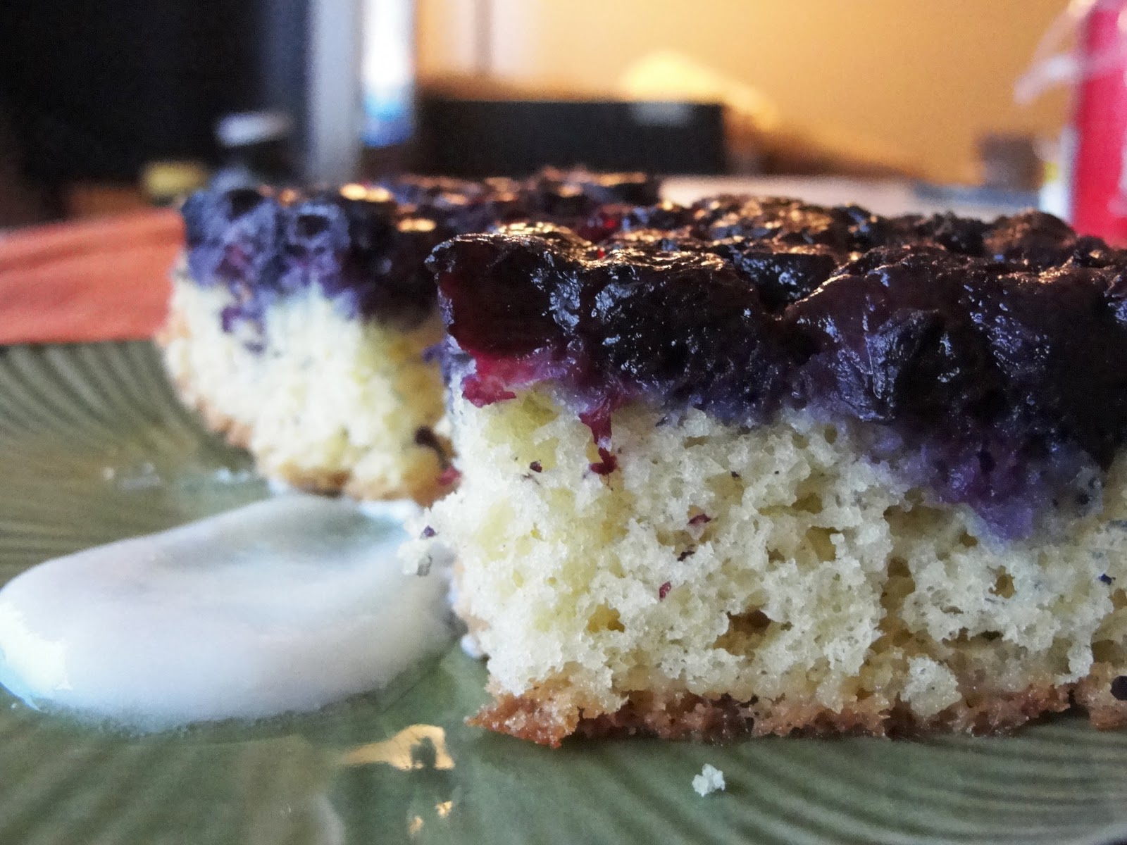 Growing Up (And Having Fun) After 40 Blueberry Upside Down Cake with