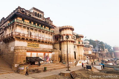 Kota suci varanasi india ghat terkenal di varanasi