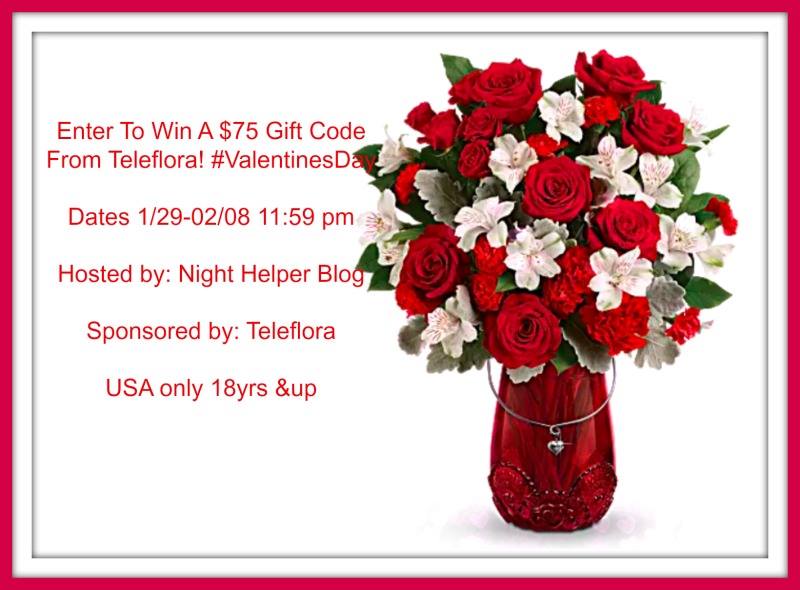 Enter To Win A 75 Gift Code To Teleflora. Giveaway Mommy's Block Party