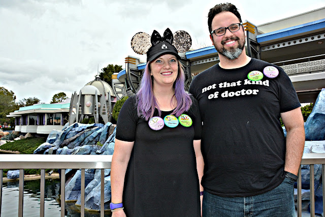 My husband and I in front of a rocket in Tomorrowland at Magic Kingdom A trip to Walt Disney World or Disneyland is always worth it! Even if, or especially if, you don't have kids! Here are more than 15 of my greatest tips for a trip to Disney World with or without children in tow. The Disney Parks are a great place to celebrate an anniversary or honeymoon or graduation or anything as a couple with nobody else to worry about. Here I talk about tips like when to book, when to do certain activities in the park, what to pack, and what to splurge on!