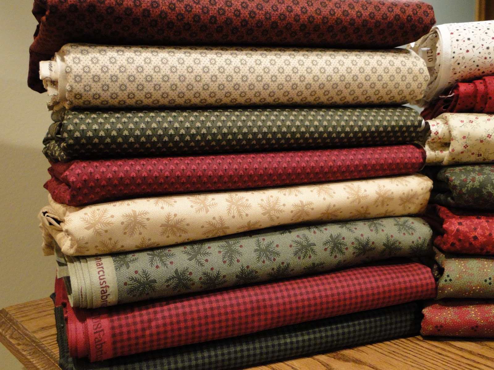 Heartspun Quilts Pam Buda Pieceful Pines Sample Fabric Arrives!