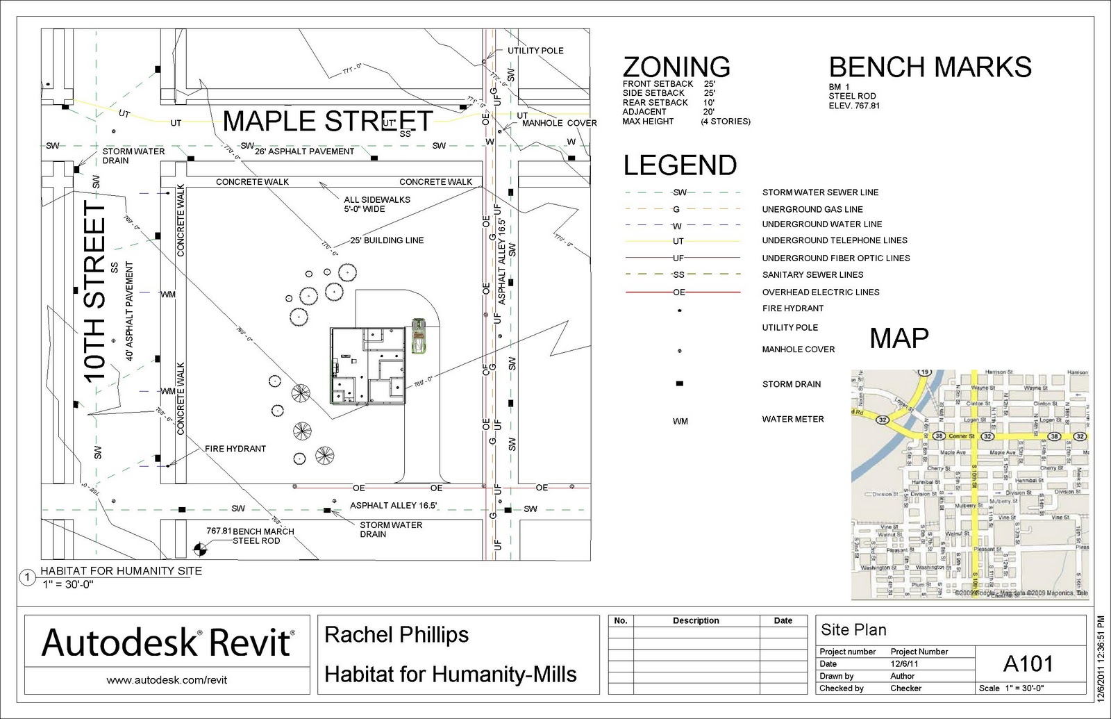 Rachel's CEA: Habitat For Humanity (Rendering&Floor Plans)