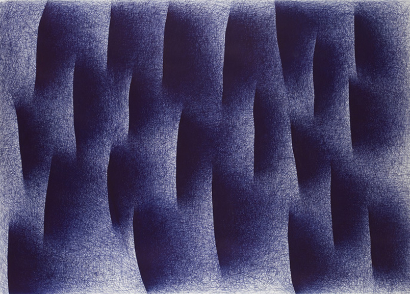 David Dangerous Ballpoint pen on canvas IL LEE