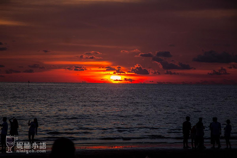 【沙巴亞庇景點】丹絨亞路沙灘Tanjung Aru Beach。全球最美三大落日觀測地