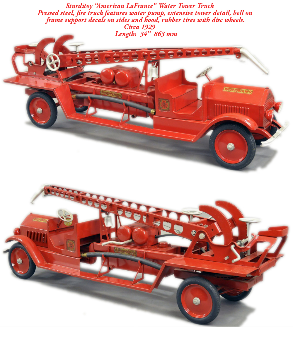 Old Antique Toys Fire Truck Toys of the 1920's
