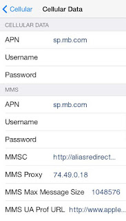 Public Mobile APN Settings for iPhone 6S 5 5C