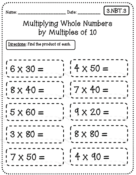 Common Core Worksheets 3rd Grade Edition  Create Teach Share