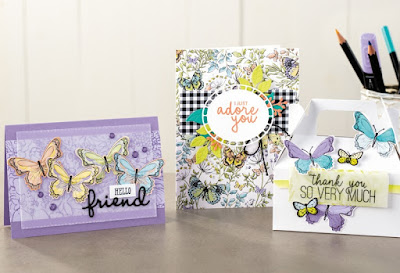 Stampin' Up! Sale-a-Bration Botanical Butterfly Designer Paper + BUtterfly Gala Bundle ~ 2019 Occasions Catalog