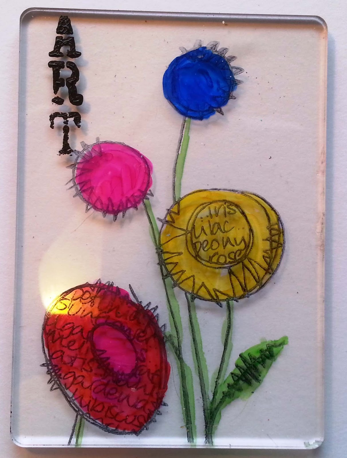 Clearly Art ATC by Moira Sutton That's Crafty!