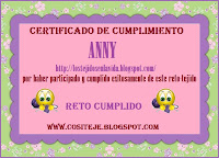 Certificado Te reto bufanda.