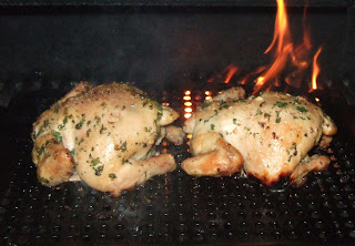 Brined & Grilled Cornish Hens with a Gralic Lemon Zest Rub - Easy Life Meal & Party Planning