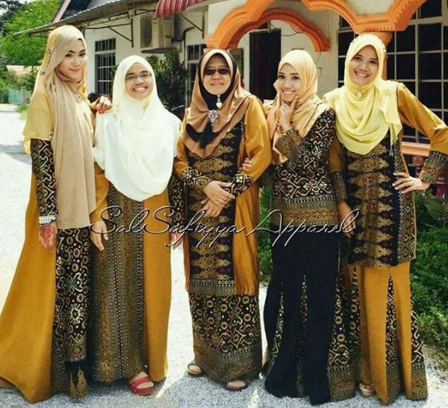 Referensi Model Baju Muslim Songket Mulai Dari Style