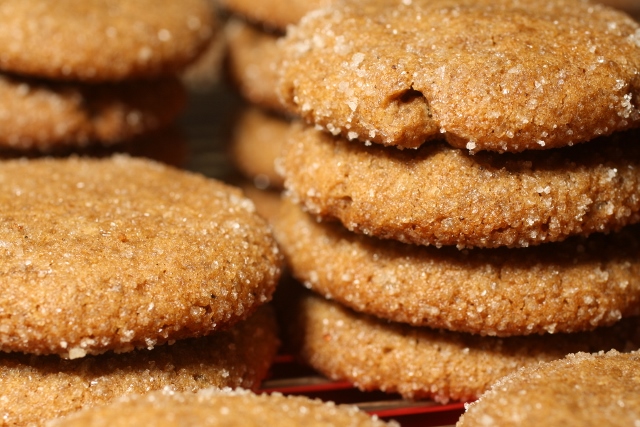 Galletitas de jengibre y canela / Ginger snap cookies