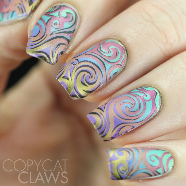 Copycat Claws: The Digit-al Dozen Does Stamping - Gradient Stamping