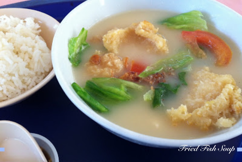 giraffeC eat.Singapore Fried Fish Soup Bukit Merah Central Food Centre