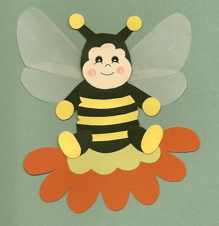 Abeilles en papier