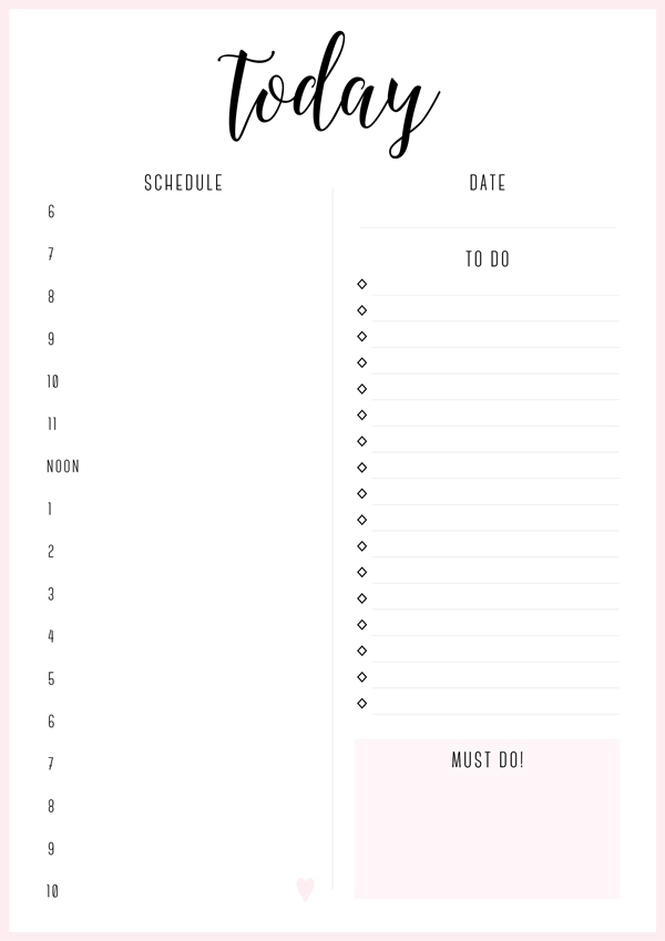 day by day planner