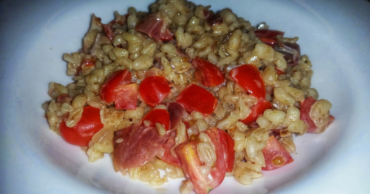 Sandy&amp;#39;s Kitchendreams: Ebly-Pfanne mit Schinken und Tomaten