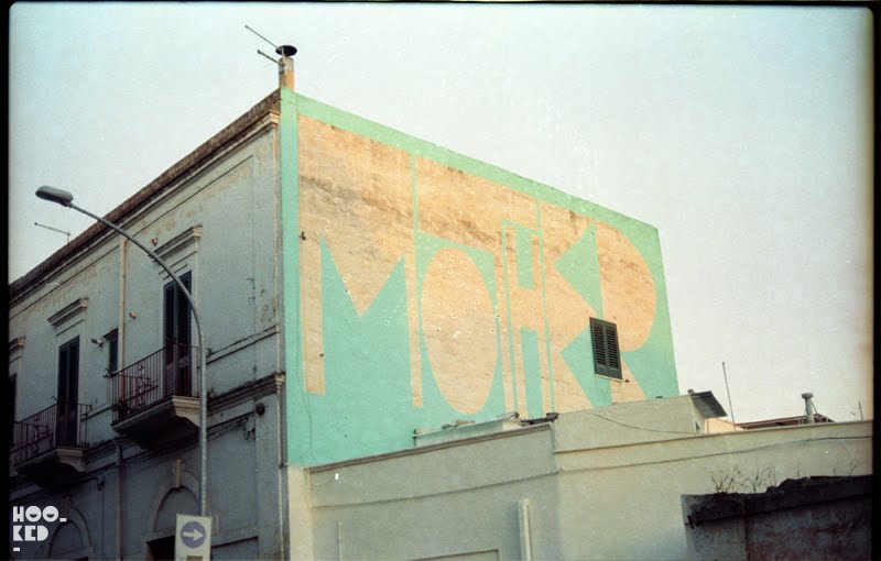 UK artist Word To Mother Mural in Puglia, Italy