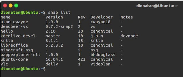snap list snap list