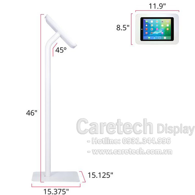 THIẾT BỊ GIÁ ĐỠ MÁY TÍNH BẢNG IPAP SAMSUNG TABLET CHỐNG TRỘM TRƯNG BÀY TRÊN SÀN TE280-FSB S5