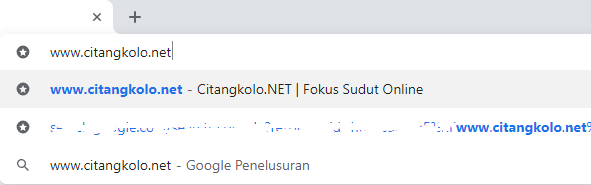 Menggunakan URL (Alamat) Website mencari dengan Menggunakan URL (Alamat) Website