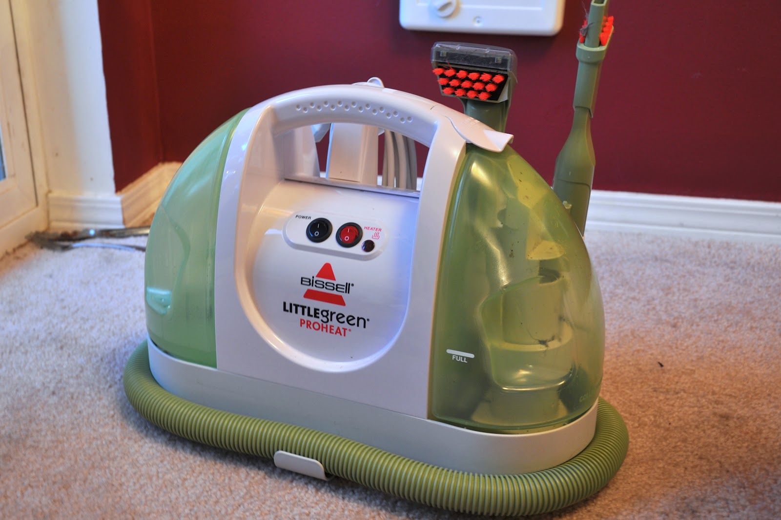 The Crazy blog of Crazydiamond The one with the Little Green Steam Cleaner