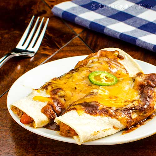 Kitchen Riffs TexMex ShreddedBeef Enchiladas
