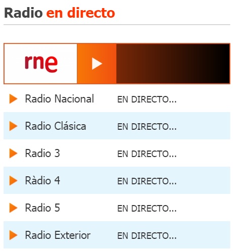 RTVE Radio en directo