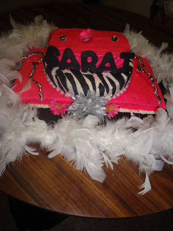 Free Cakes for Kids Killeen Hot pink exotic cake for Sarai!