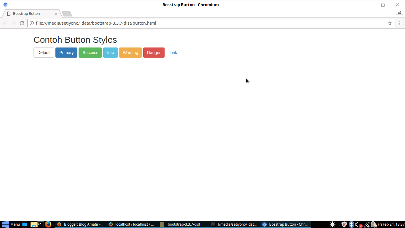 Tutorial Membuat Button Dengan Bootstrap Button ~ Setiyono's Blog