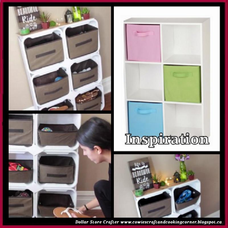 Dollar Store Crafter Turn Dollar Tree Items Into An IKEA Inspired Cube Organizer (VIDEO