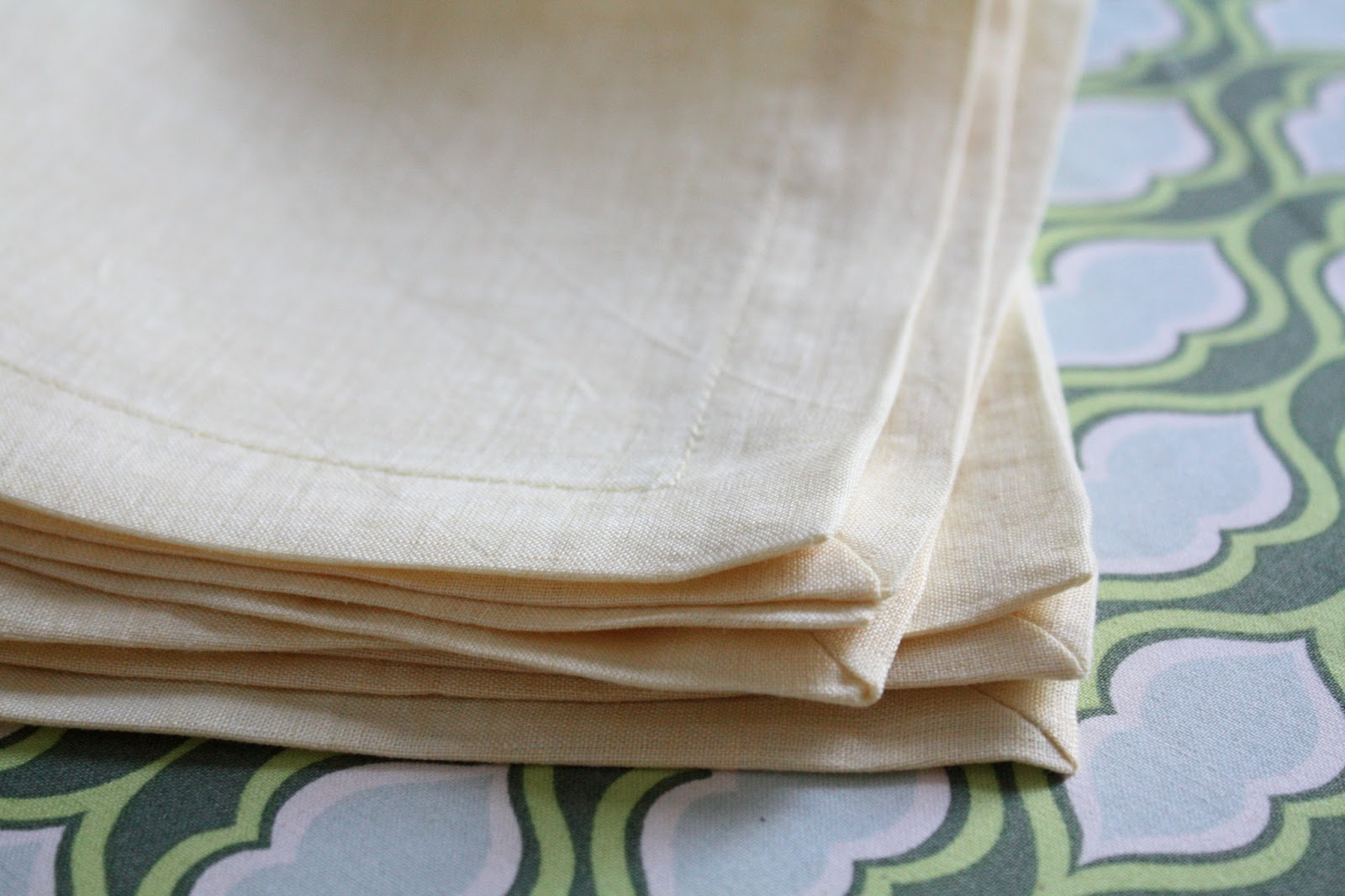 Uncategorized Fabric For Napkins nicole at home miter cornered napkins two ways next up the formal napkin linen is usually fabric of choice for table linens so i went with this lovely pale wheat color