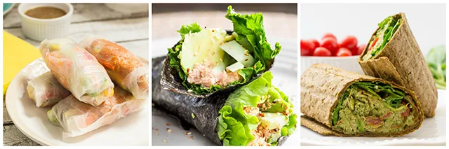 Tuna Wraps & Rolls Recipes: 17 Ideas for Using Canned Tuna Round-Up