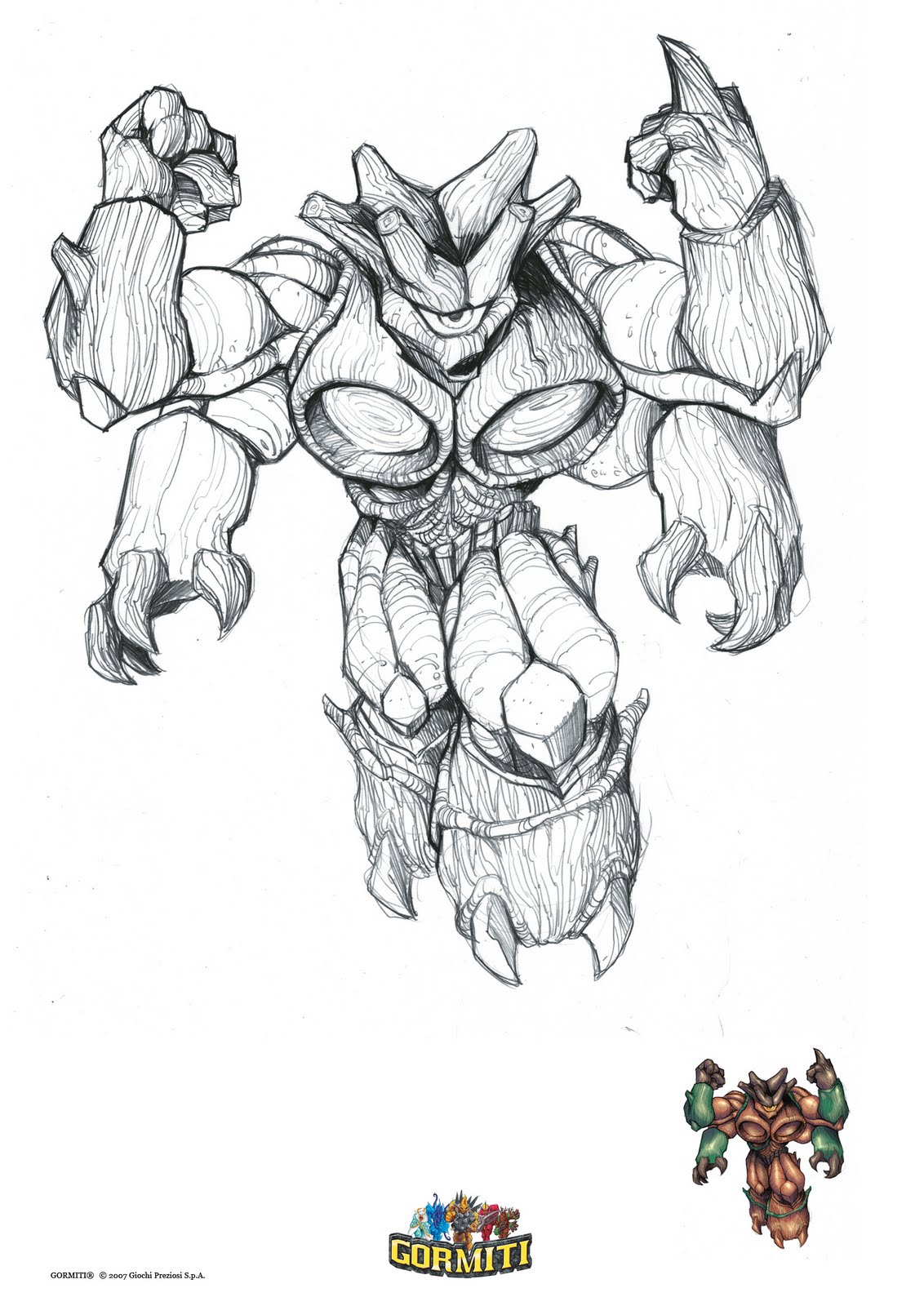 Dibujos y Plantillas para imprimir: Gormiti