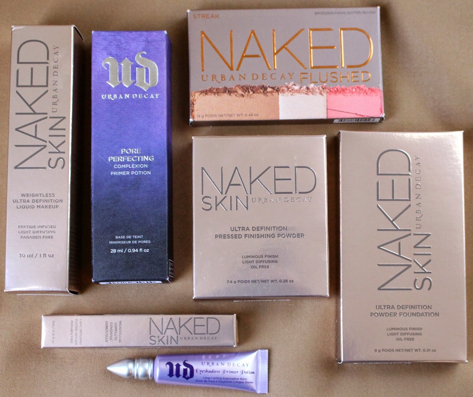 Urban Decay Primer, Foundation, Concealer, Powder and Flushed Review
