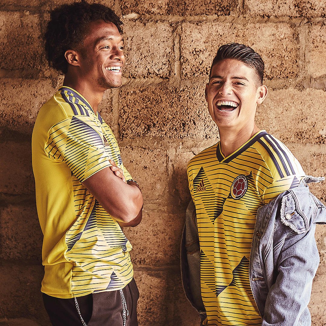 2019 Copa America Colombia Home Soccer Jersey Shirt 