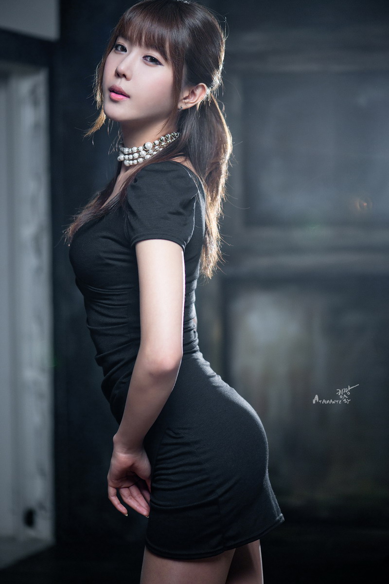 Heo Yun Mi Sexy in Black Asia Cantik Blog.