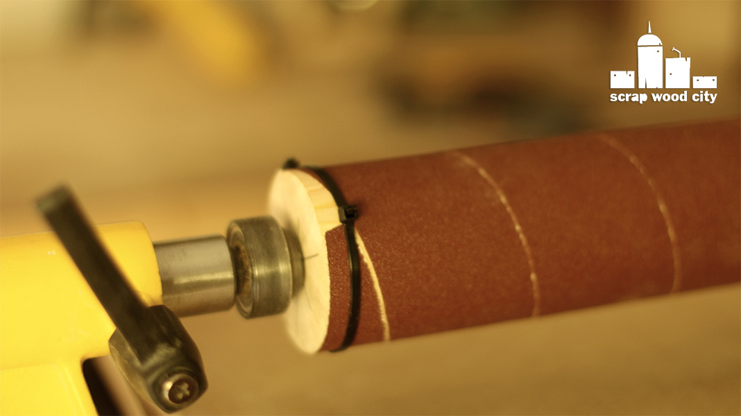 scrap wood city How to convert your lathe into a DIY drum sander