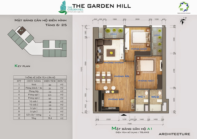 Chung cư The Garden Hill 99 Trần Bình Chung cư The Garden Hill 99 Trần Bình
