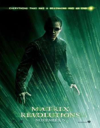 The Matrix Revolutions 2003 Hindi Dual Audio 600MB BluRay 720p ESubs HEVC