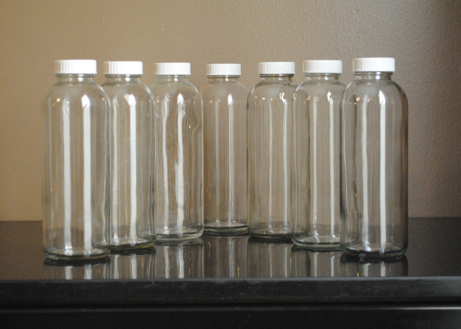 i thought of it second. glass jars saving and reusing