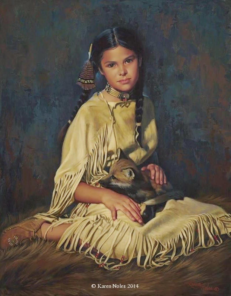 Available Western and Native American Painter Karen Noles DANCE