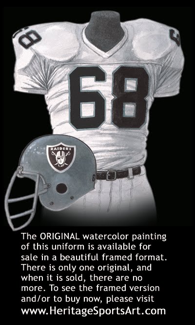 oakland raiders black and gold uniforms