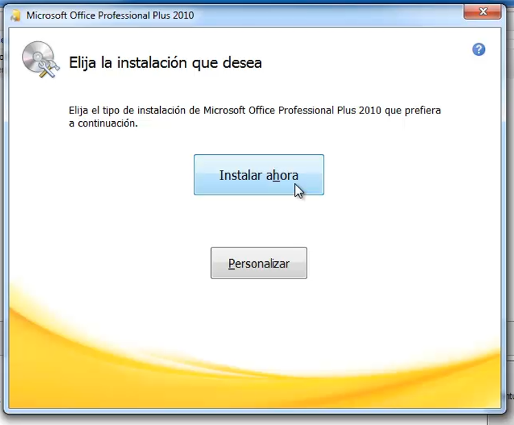 Error de intalación Microsoft Office El programa de instalación no