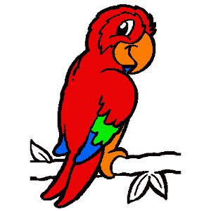 Loros 6 Dibujos Para Colorear 24