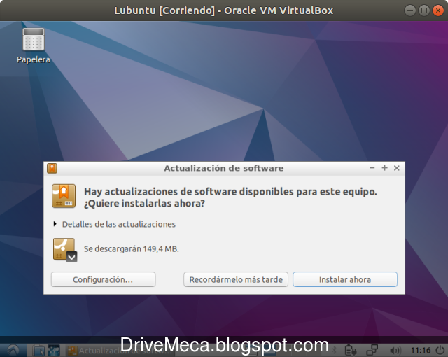 Ingresamos a la configuracion de Actualizaciones de software Ingresamos a la configuracion de Actualizaciones de software