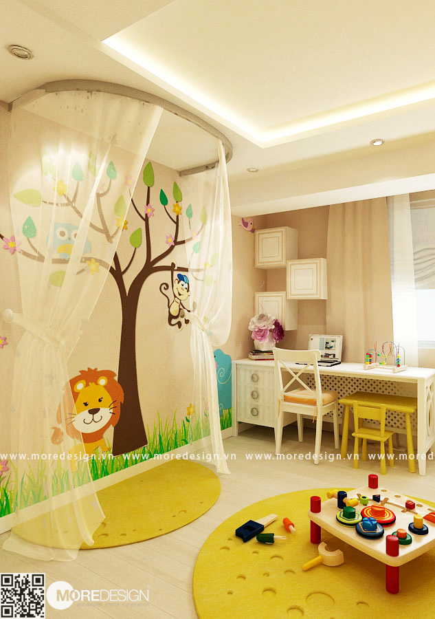 Phòng ngủ cho con đẹp với những thủ pháp trang trí ngộ nghĩnh, dễ thương Phòng ngủ cho con đẹp với những thủ pháp trang trí ngộ nghĩnh, dễ thương