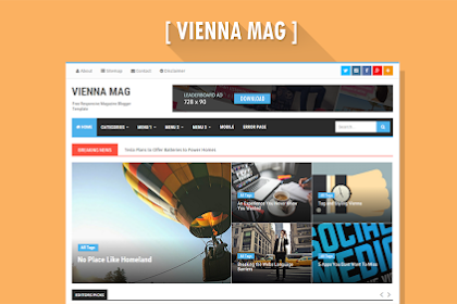 Vienna Mag Responsive Magazine Template