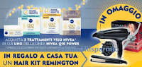 Nivea Q10 Power ti regala Hair kit Remington : premio sicuro direttamente a casa tua ! Logo Nivea Q10 Power ti regala Hair kit Remington : premio sicuro direttamente a casa tua !